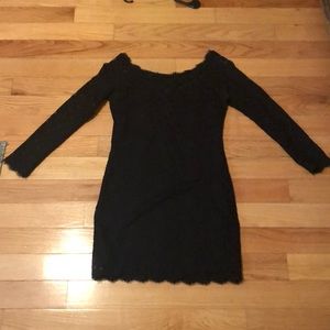 Jump apparel black lace dress